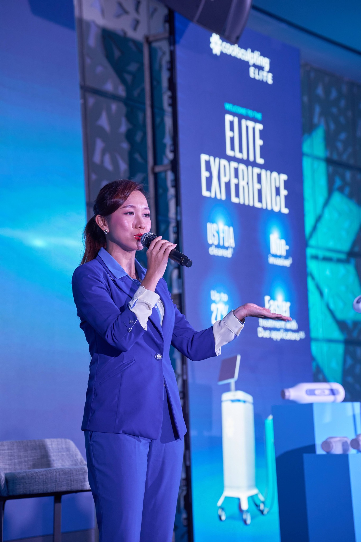 CoolSculpting Elite Launch emcee in singapore