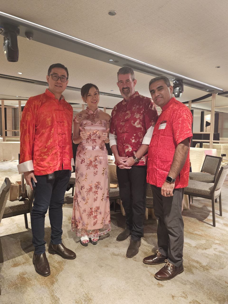 emcee Sharlyn hosted docu sign chinese new year 2024